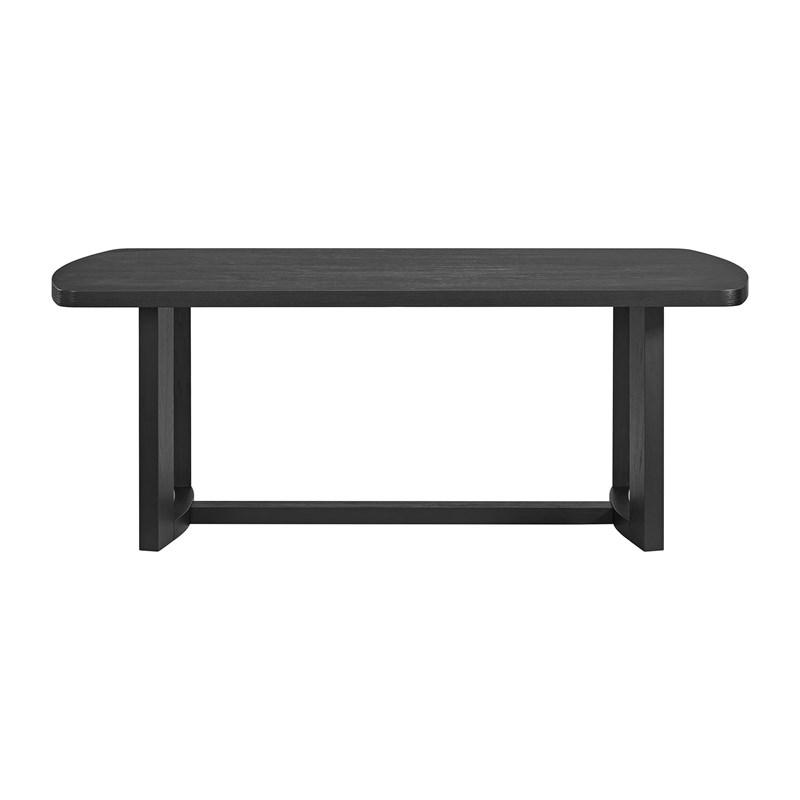 Large Picture of Elements International Portland D-1710-8-DT2 Rectangular Dining Table