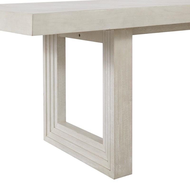 Large Picture of Elements International Avalanche D-11600-7-DT Rectangular Dining Table