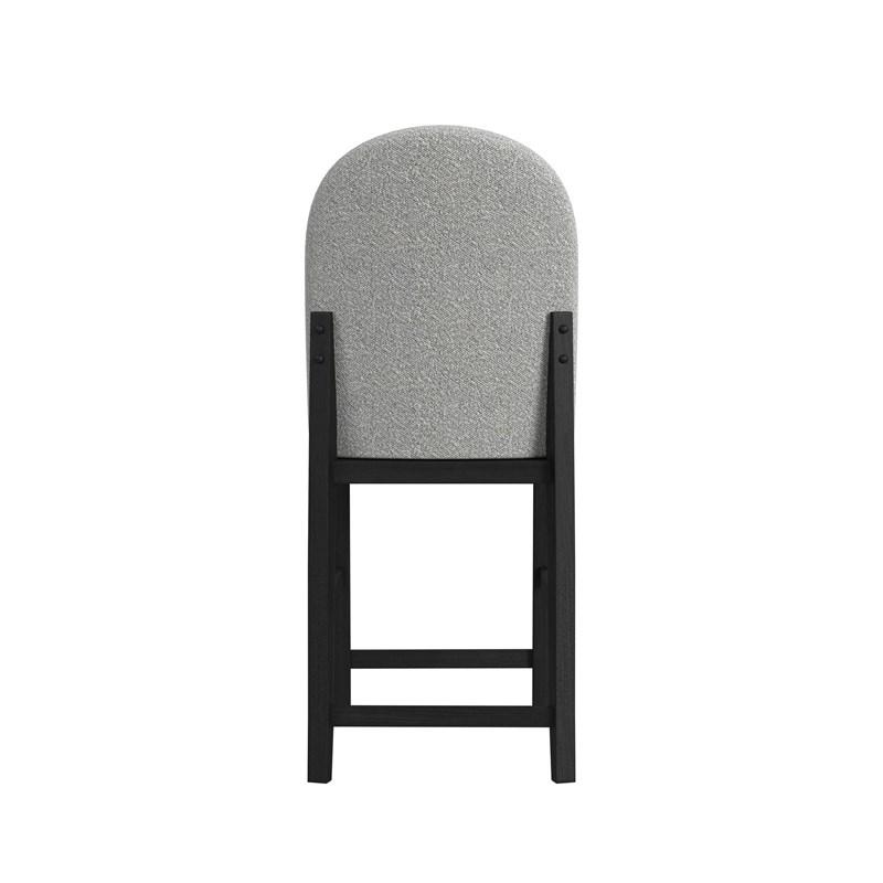 Large Picture of Elements International Portland D-1710-8-BST2 Round Back Barstool