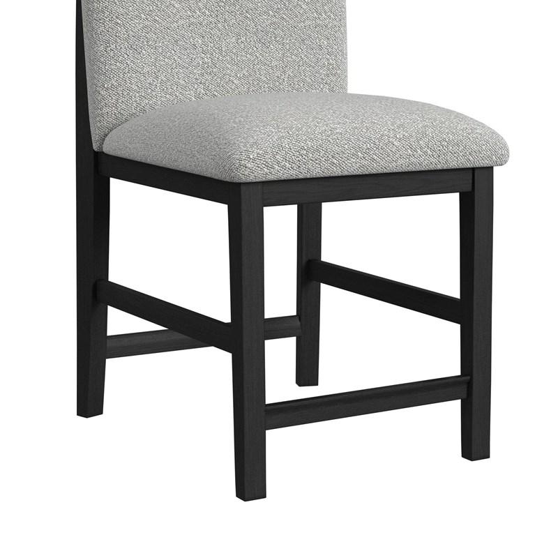 Large Picture of Elements International Portland D-1710-8-CST2 Round Back Counter Stool