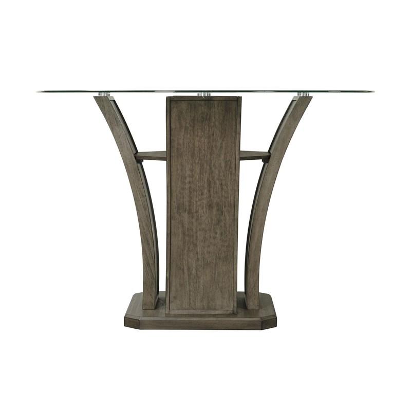 Large Picture of Elements International Dapper DPR300RCDTTB Round Counter Table