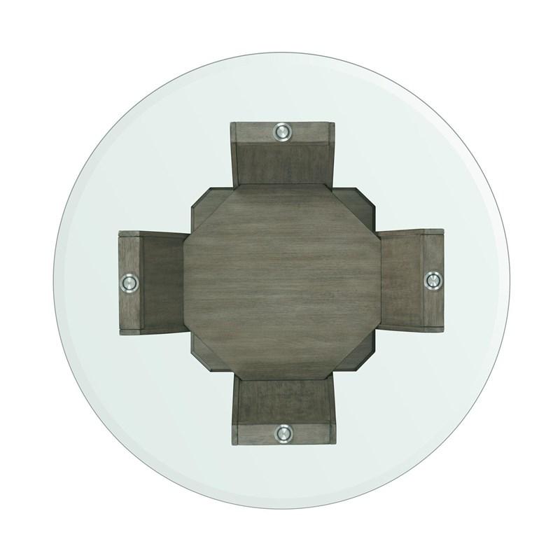 Large Picture of Elements International Dapper DPR300RCDTTB Round Counter Table