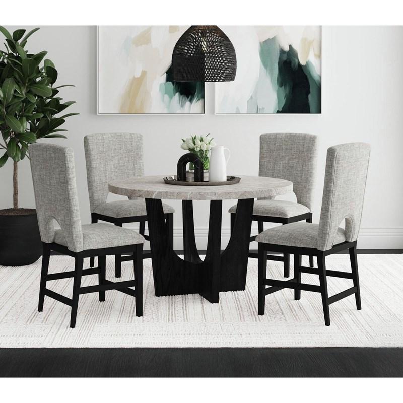 Large Picture of Elements International Oregon D-17380-8-CT2 Round Counter Table