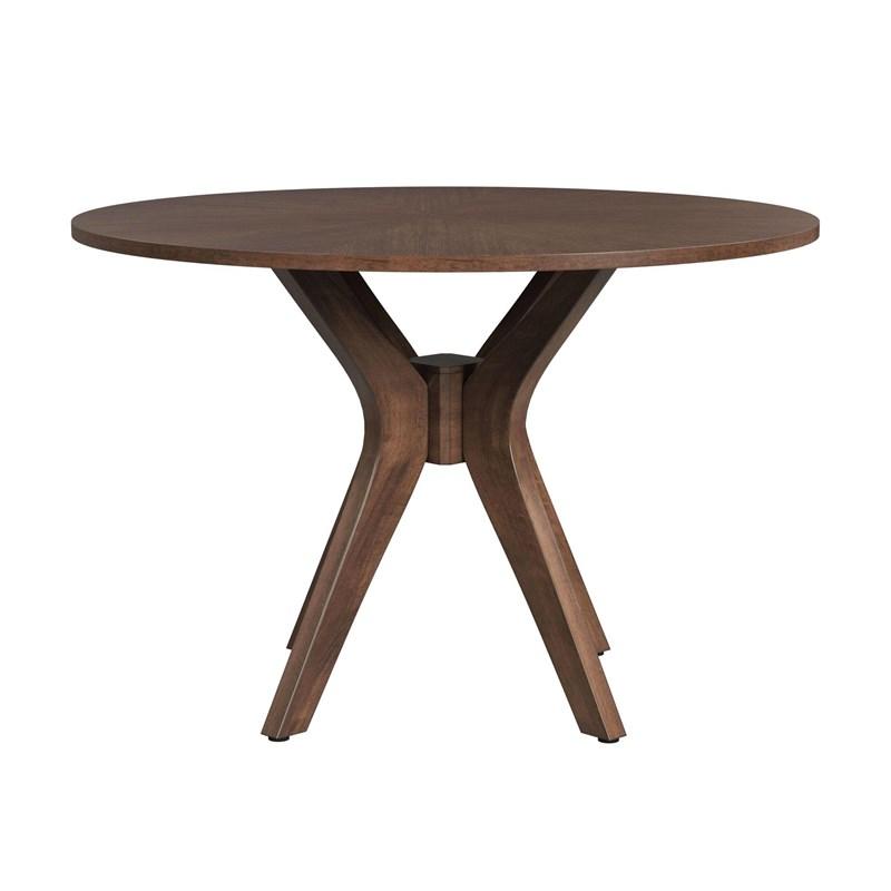 Large Picture of Elements International Santa Barbara D-16550-5-RDT Round Dining Table