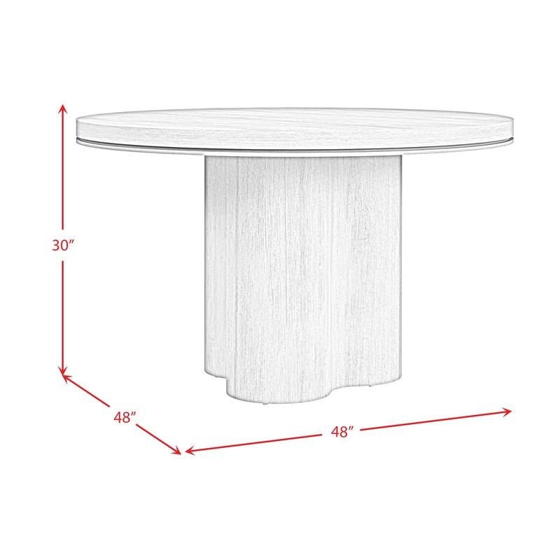 Large Picture of Elements International Rosalie D-16860-8-RDT Round Dining Table
