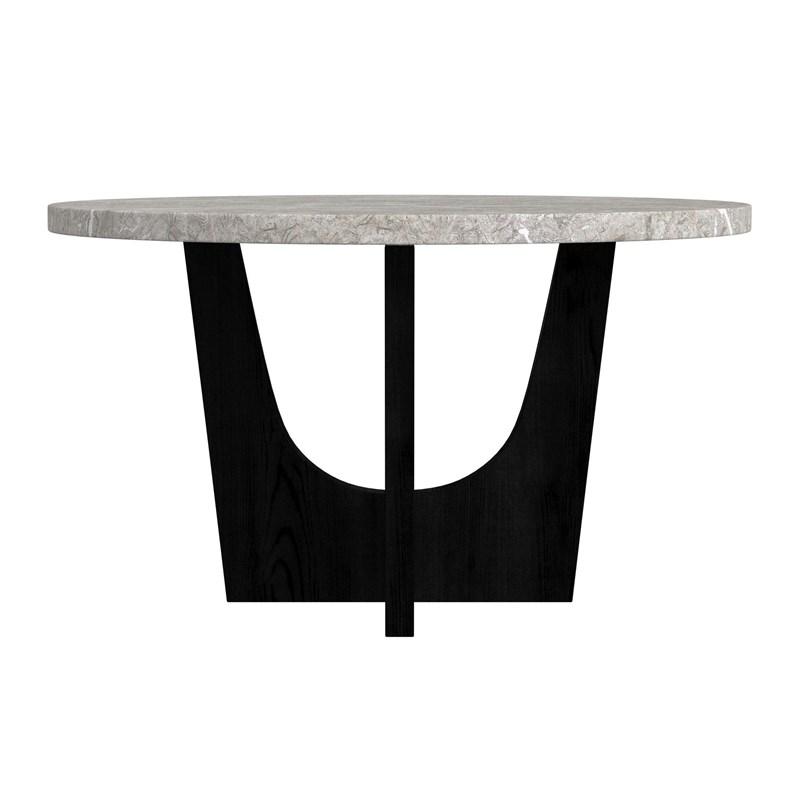 Large Picture of Elements International Oregon D-17380-8-DT2 Round Dining Table