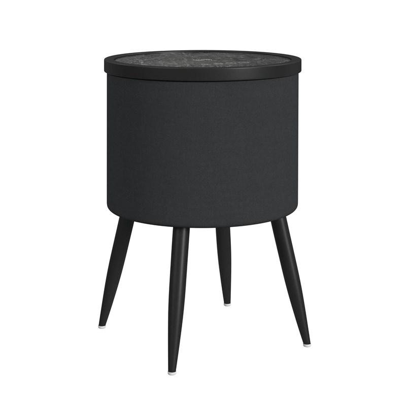 Elements International Halo T-18400-8-RETS Round Smart End Table