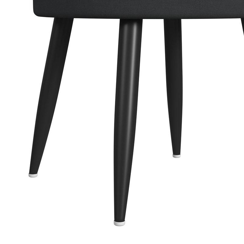 Large Picture of Elements International Halo T-18400-8-RETS Round Smart End Table