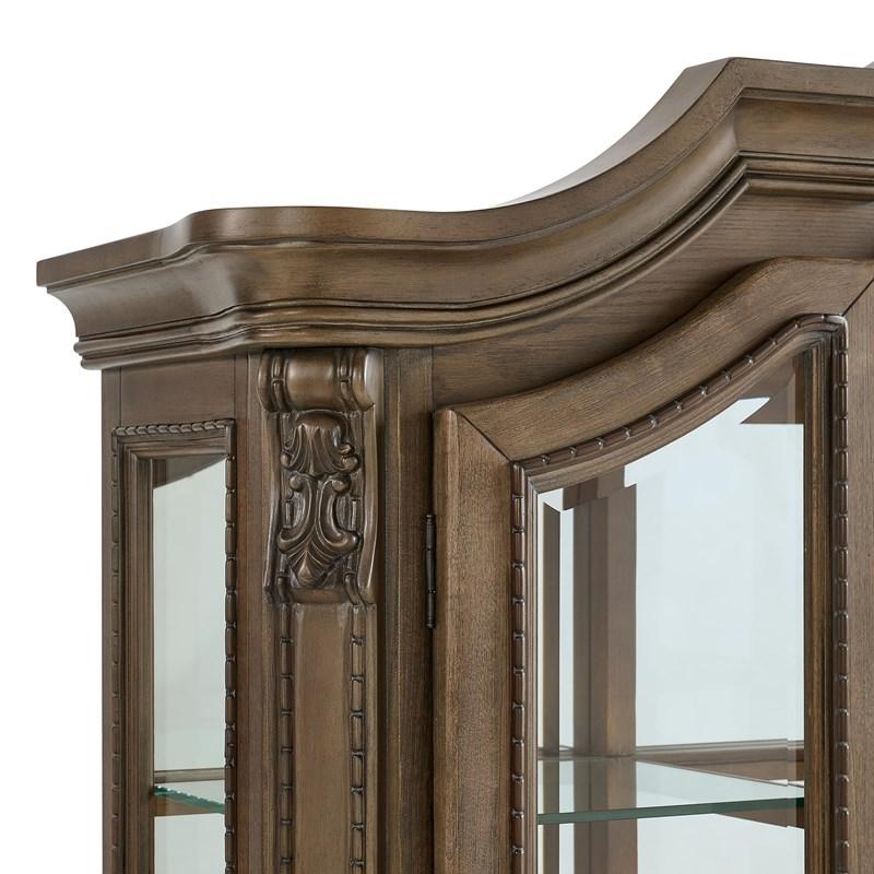 Large Picture of Elements International Madison Park DA-10460-5-SVHT Server And Hutch