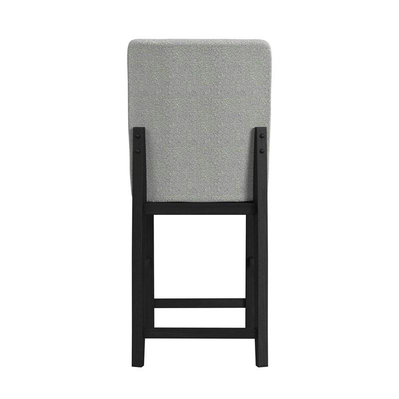 Large Picture of Elements International Portland D-1710-8-BST1 Square Back Barstool