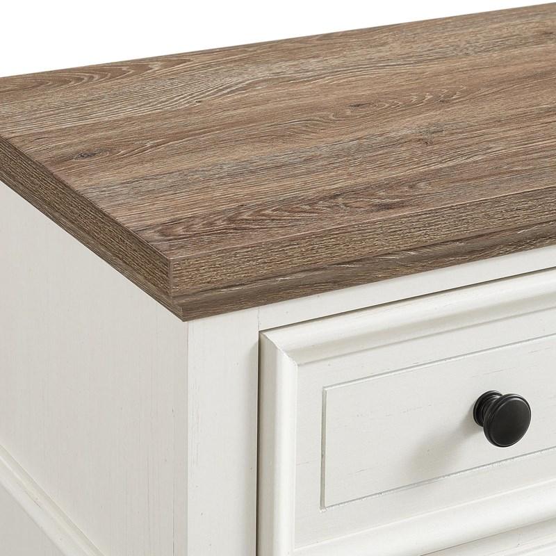 Large Picture of Elements International Eastwood Y-13160-7-NS Youth 3-Drawer Nightstand
