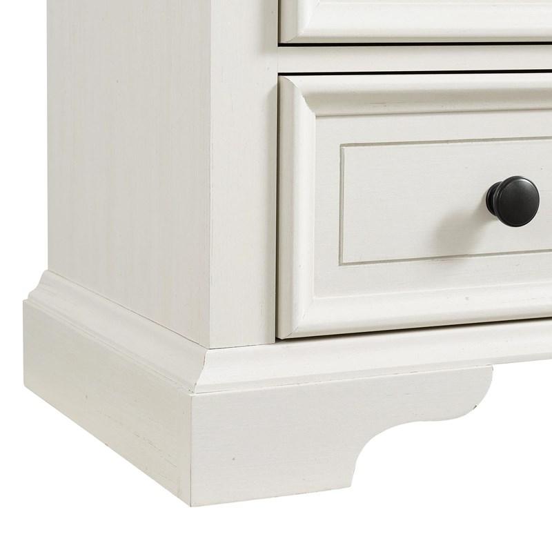 Large Picture of Elements International Eastwood Y-13160-7-NS Youth 3-Drawer Nightstand