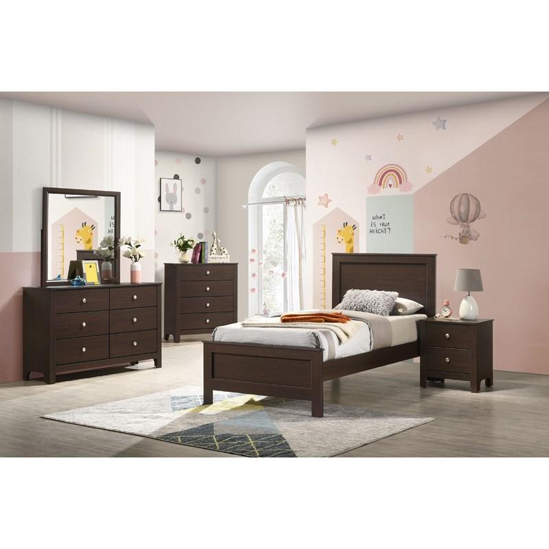 Large Picture of Elements International Sami SM590CH1 Youth 4-Drawer Chest
