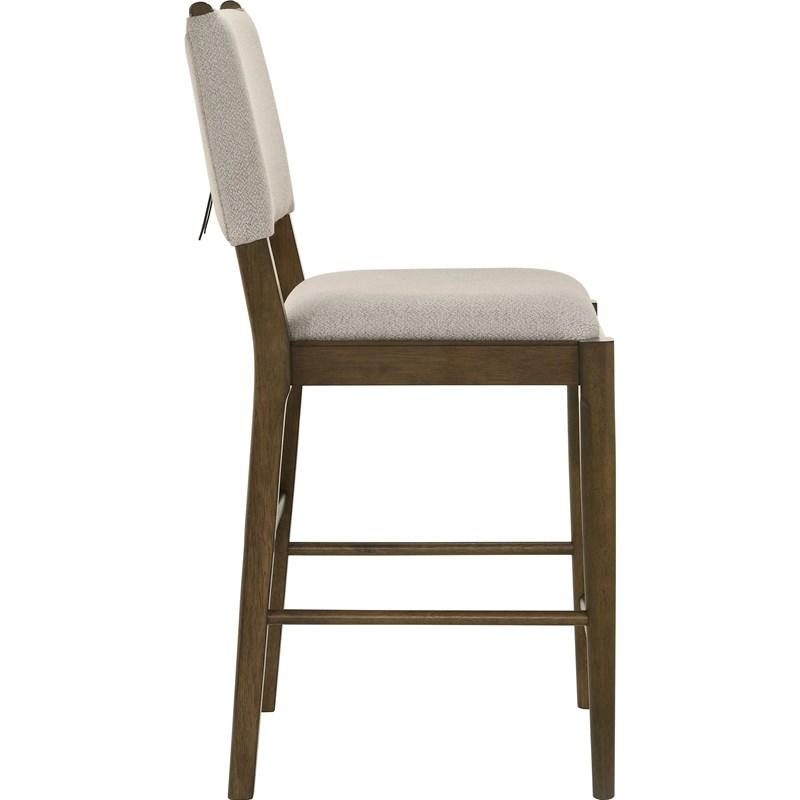 Large Picture of Coaster Furniture Ottowa 193669 Set of 2 Upholstered Counter Side Chair - Brown