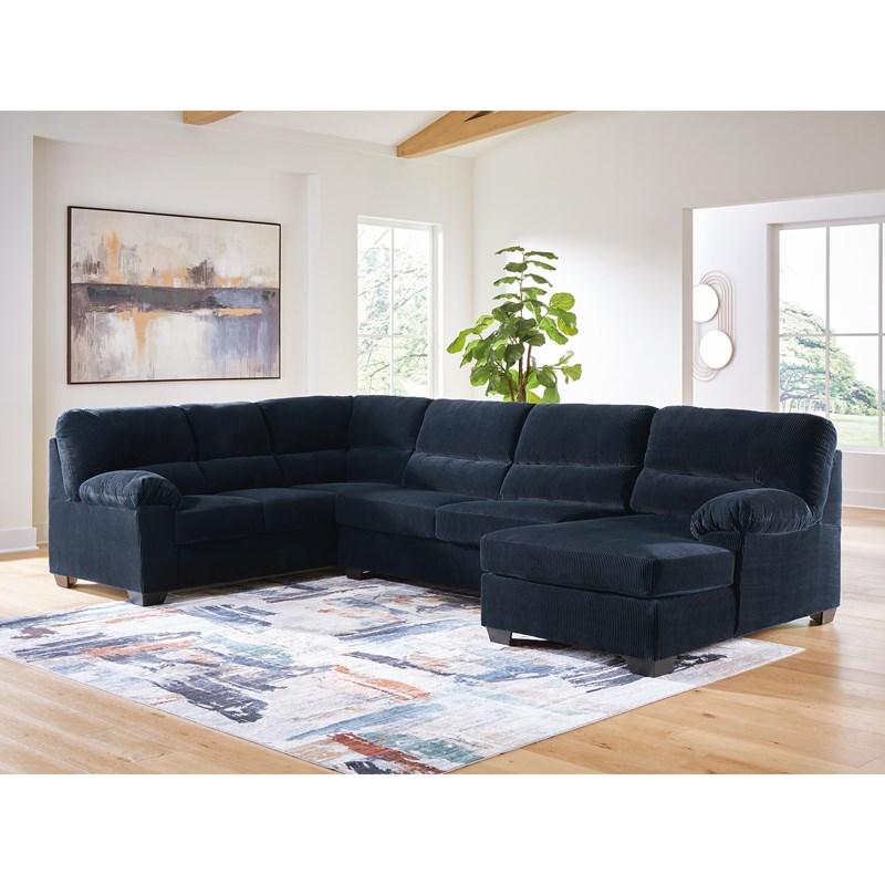 Large Picture of Signature Design by Ashley SimpleJoy 24205S2 3 pc Sectional with Chaise