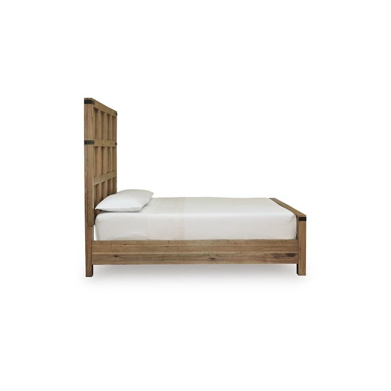 Large Picture of Benchcraft Ridgester B858B2 Queen Panel Bed