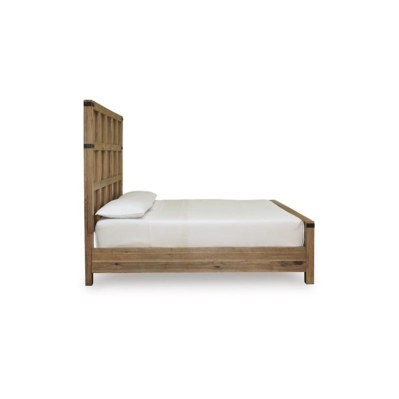 Large Picture of Benchcraft Ridgester B858B7 California King Panel Bed