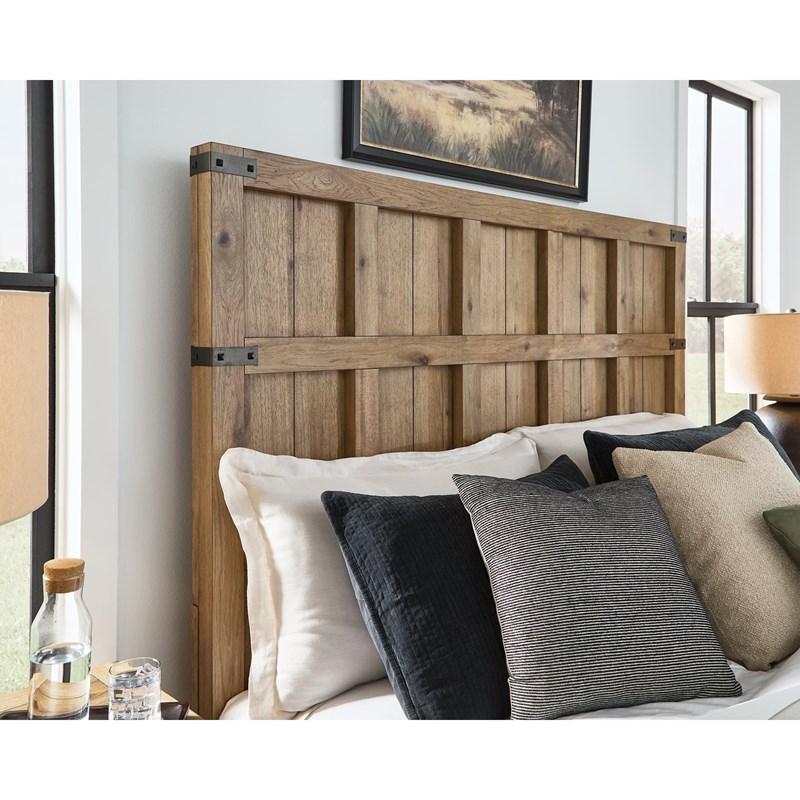 Large Picture of Benchcraft Ridgester B858B7 California King Panel Bed