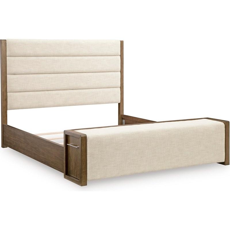 Large Picture of Benchcraft Marxmore B863B4 King Upholstered Storage Bed