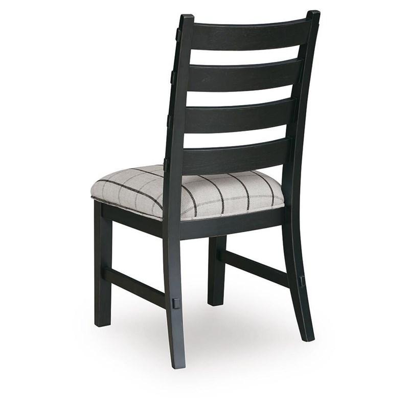 Large Picture of Benchcraft Ridgester D858-02 Dining Upholstered Side Chair