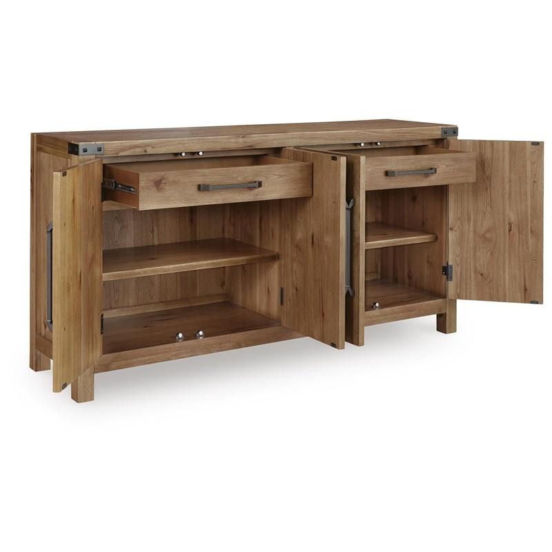 Large Picture of Benchcraft Ridgester D858-60 Dining Room Server