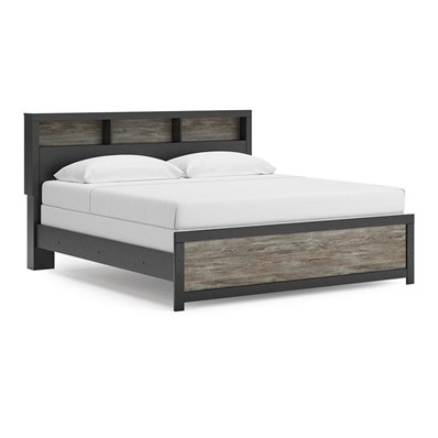 Signature Design by Ashley Broachmyn PCB1118B19 King Bookcase Panel Bed