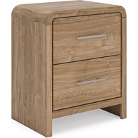 Signature Design by Ashley Dovander PCB1121-92 Two Drawer Night Stand (Nightstands - 2 Drawers)