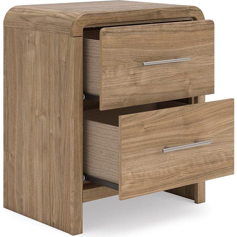 Large Picture of Signature Design by Ashley Dovander PCB1121-92 Two Drawer Night Stand