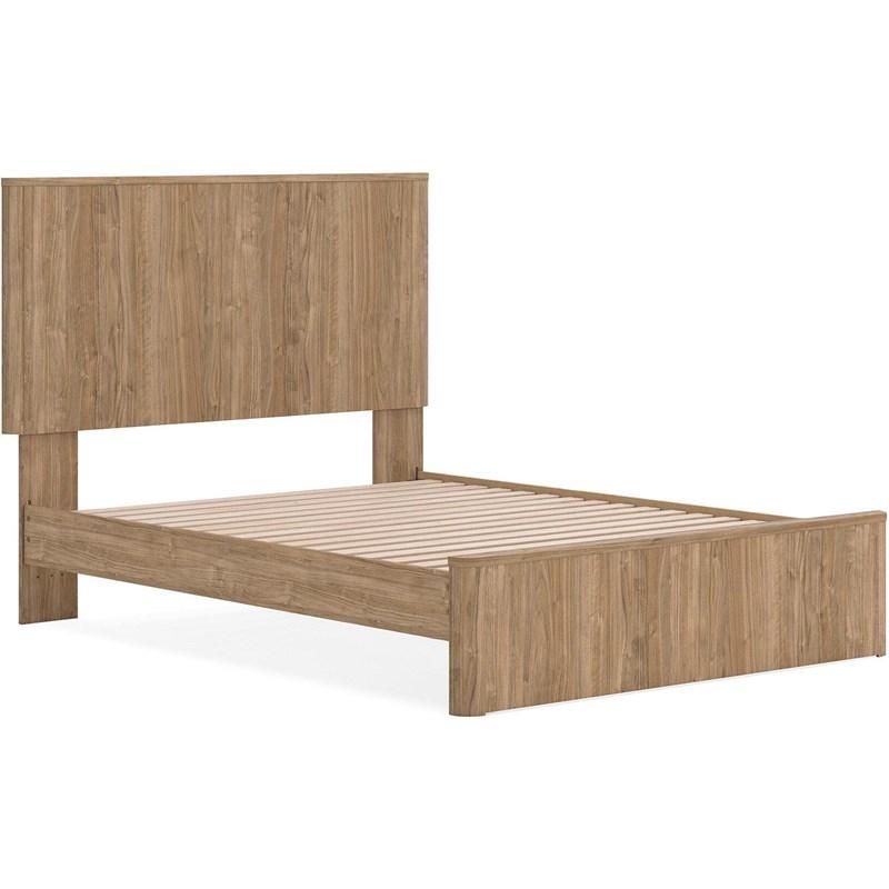 Large Picture of Signature Design by Ashley Dovander PCB1121B10 Queen Panel Platform Bed