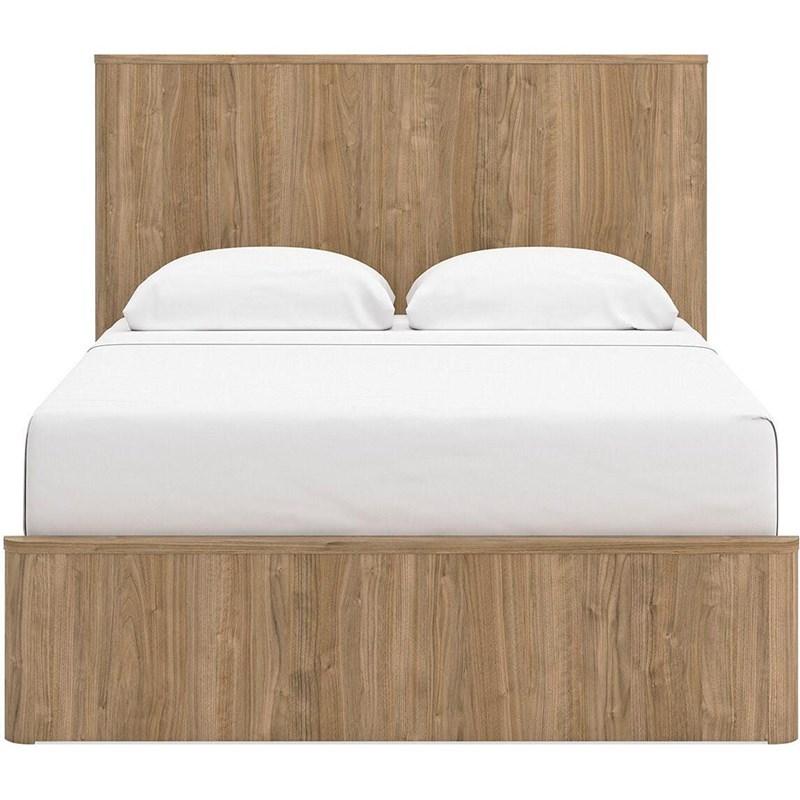 Large Picture of Signature Design by Ashley Dovander PCB1121B10 Queen Panel Platform Bed