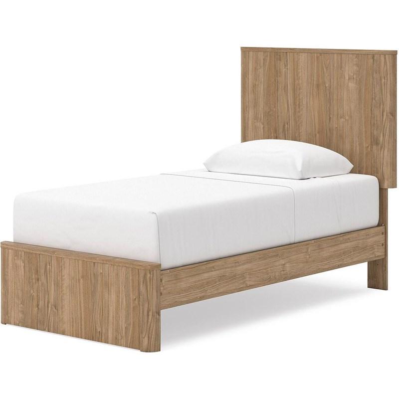 Large Picture of Signature Design by Ashley Dovander PCB1121B8 Twin Panel Platform Bed
