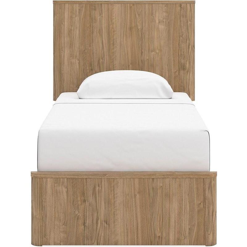 Large Picture of Signature Design by Ashley Dovander PCB1121B8 Twin Panel Platform Bed