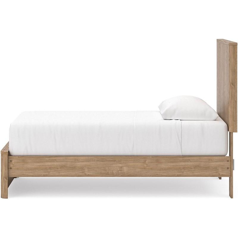Large Picture of Signature Design by Ashley Dovander PCB1121B8 Twin Panel Platform Bed