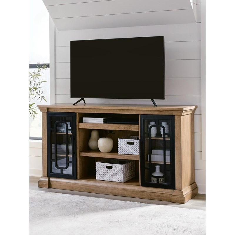 Large Picture of Signature Design by Ashley Wittenmyer W794-68 XL TV Stand with Fireplace Option