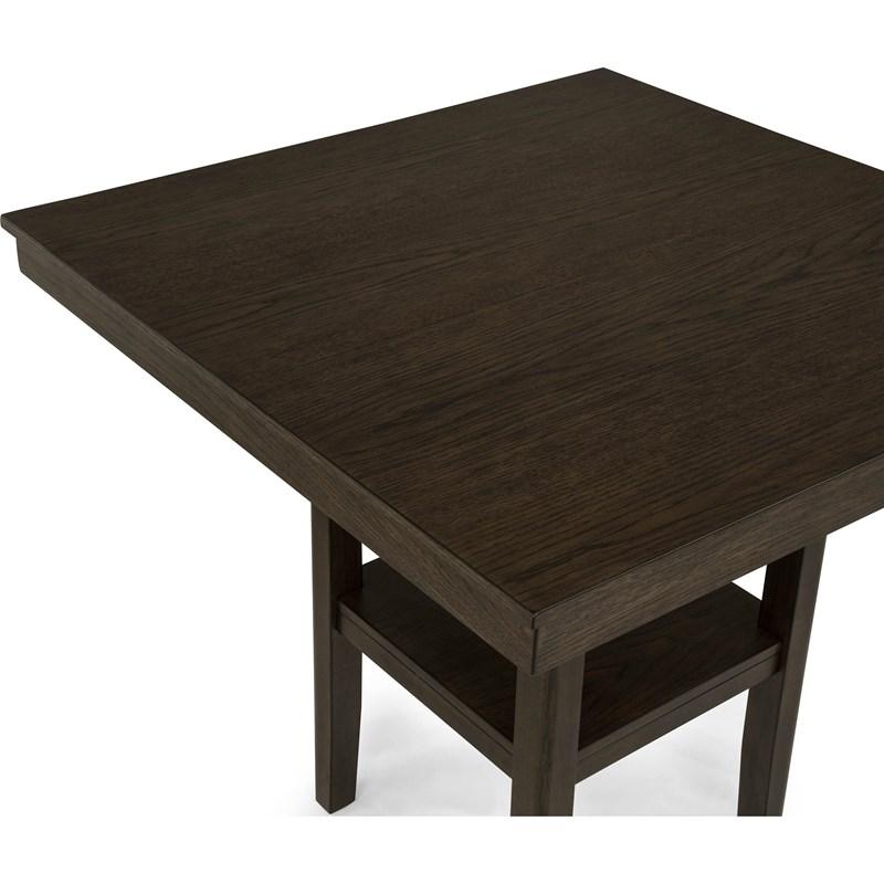 Large Picture of Crown Mark Lester 2631SET-BRN Counter Height Dinette - Brown