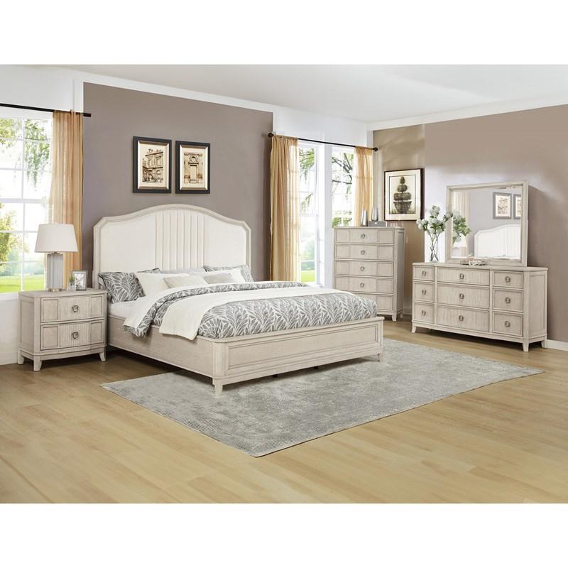 Large Picture of Crown Mark Napoli B1140-2 Nightstand with USB