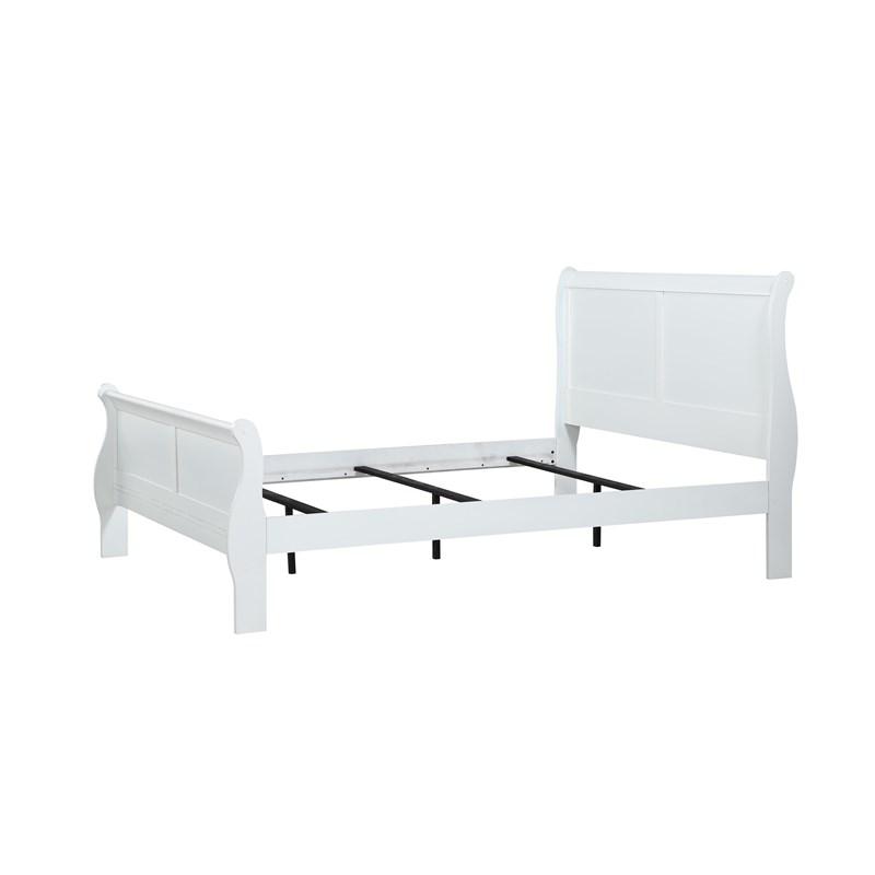 Large Picture of Crown Mark Louis Philipe B3750-Q Queen Bed - Greige