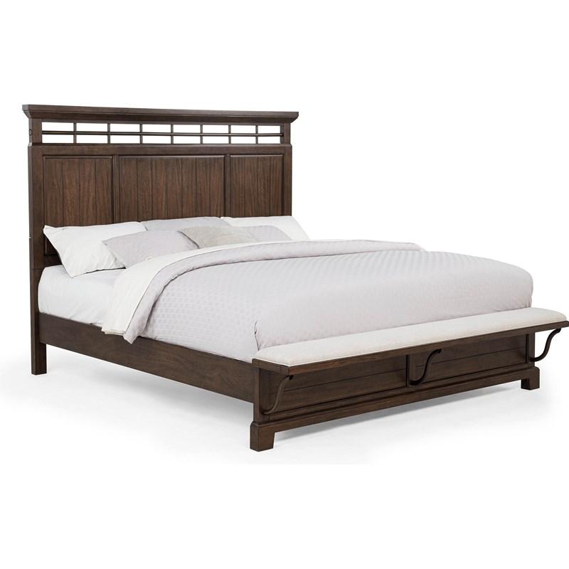 Large Picture of Crown Mark Beckett B1950-K King Bed - Brown