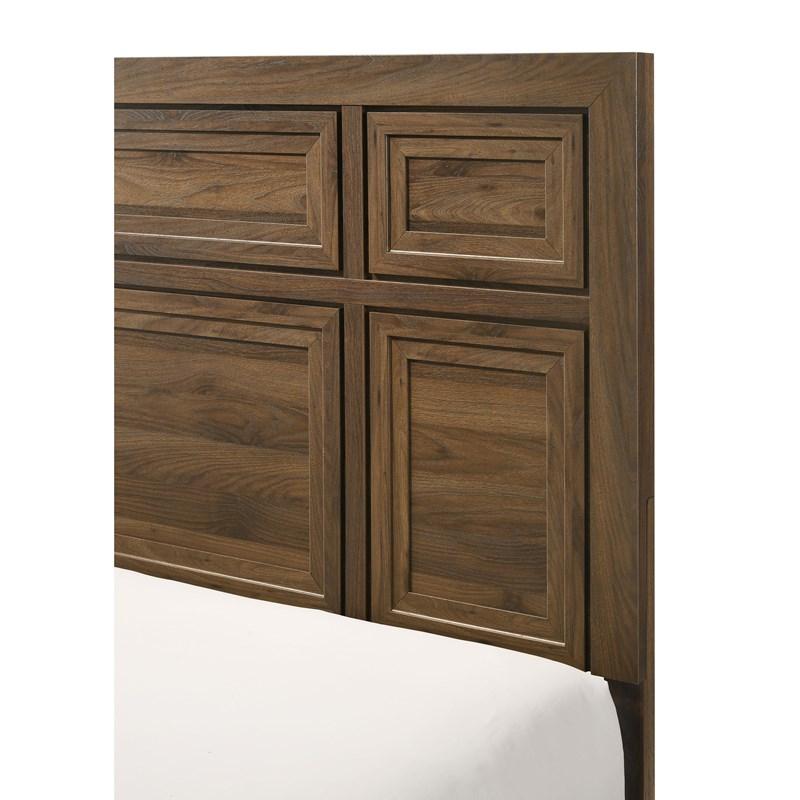Large Picture of Crown Mark Lorraine B6610-K King Bed - Brown