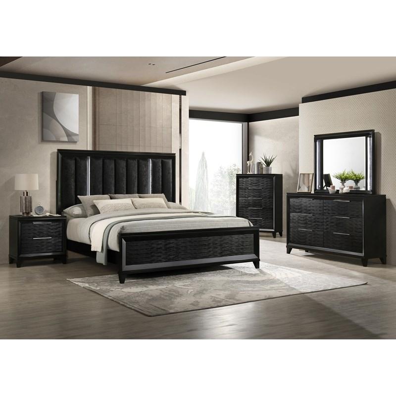 Large Picture of Crown Mark Cressida B7350-11 Dresser Mirror with LED