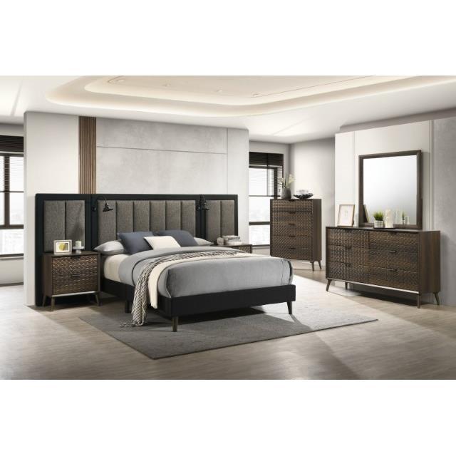 Large Picture of Furniture of America Chalfont FM7272DB-Q-WP Queen Wall Panels
