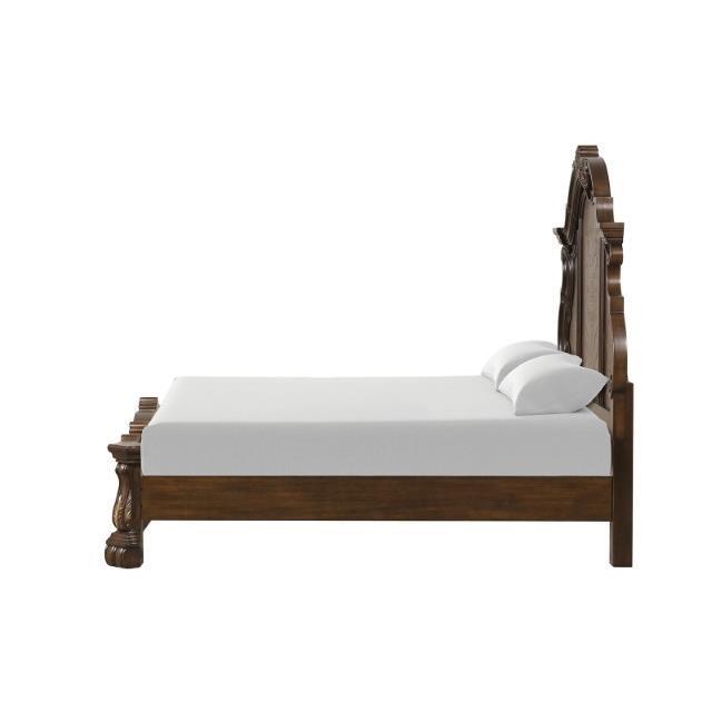 Large Picture of Furniture of America Leovanni FM70003DB-EK-W-BED King Bed