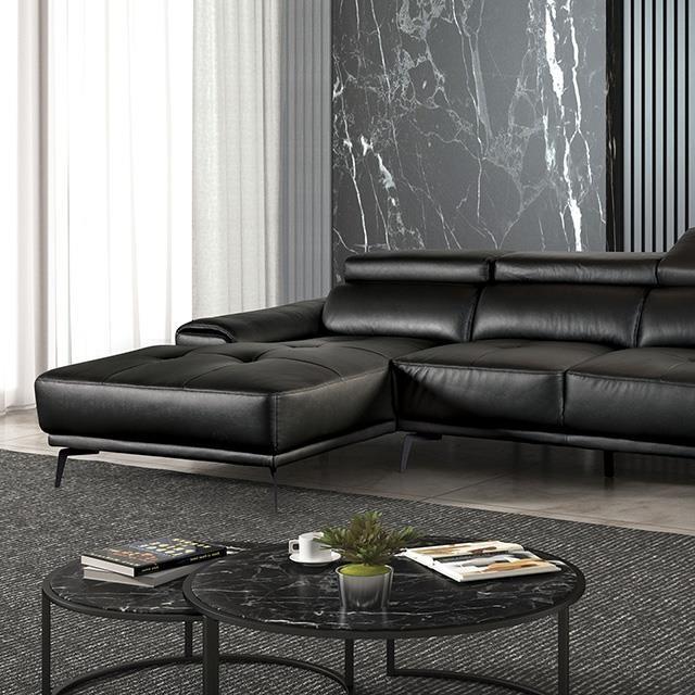 Furniture of America Vadso FM69005BK-SECT-L