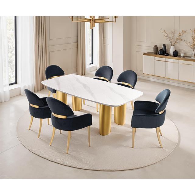 Large Picture of Furniture of America Northall FM37004WH-T-TABLE