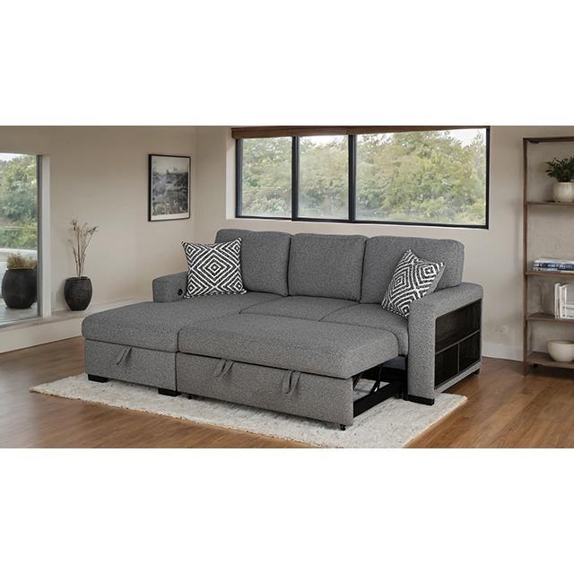 Large Picture of Furniture of America Chatham FM64005GY-SECT-L