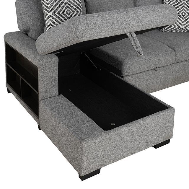 Large Picture of Furniture of America Chatham FM64005GY-SECT-L