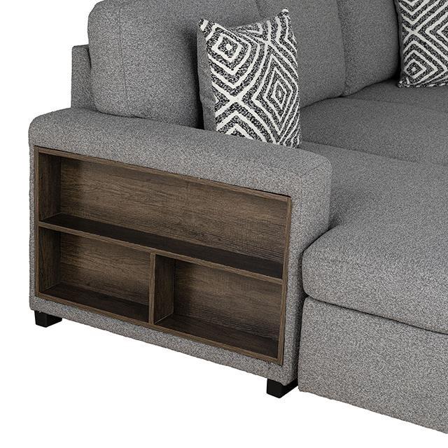 Large Picture of Furniture of America Chatham FM64005GY-SECT-L