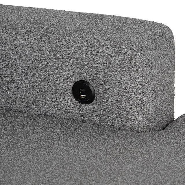 Large Picture of Furniture of America Chatham FM64005GY-SECT-L