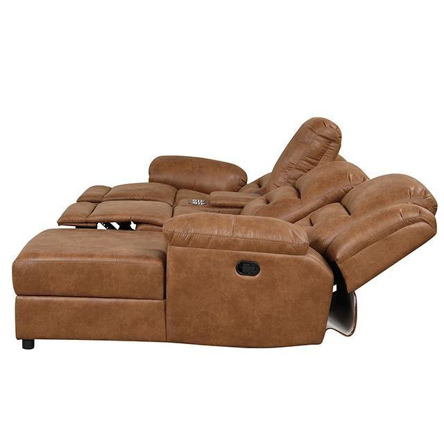 Large Picture of Furniture of America Septimus TM6028BR-SECT Sectional