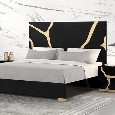 Furniture of America Goldsberg FM7425BK-EK-G-BED King Bed